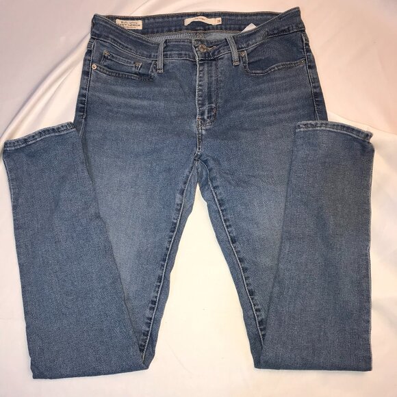 Levi's Levis 711 Skinny Jeans Premium Women's Size 28 Blue Denim Red Tab W28 L30 - Picture 1 of 11